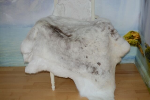 Reindeer skin Wildfell White Diamond 135 cm XXXL