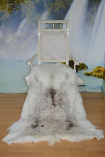 Reindeer skin Wildfell White Diamond 135 cm XXXL